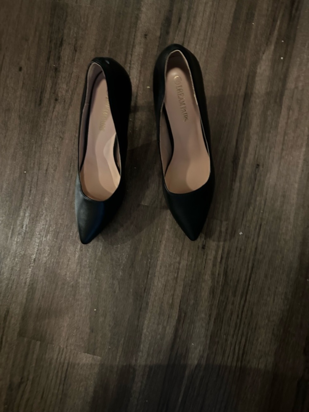 Dream Pairs Black Pointed-Toe Women’s Pumps